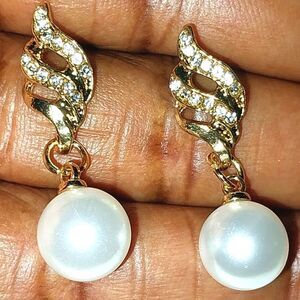 Elegant vintage pendant earrings earrings for women